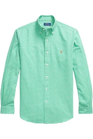 Ralph Lauren Heren, Overhemden, Groen, Maat: S Katoen