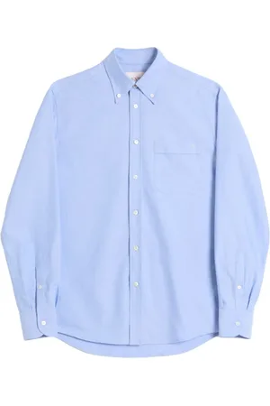 VALENTINO GARAVANI Heren, Overhemden, Blauw, Maat: M Katoen