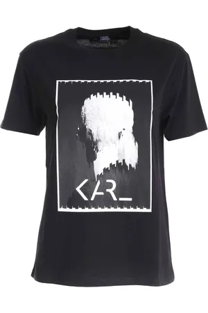 Karl Lagerfeld Dames, Tops, Zwart, Maat: XS Katoen