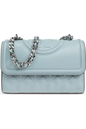 Tory Burch Dames, Tassen, Blauw, Maat: ONE Size Leer