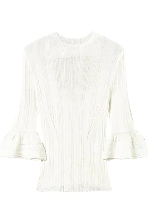 ACTITUDE Dames, Truien, Wit, Maat: M Leer