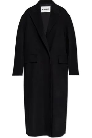 Jil Sander Dames, Mantels, Zwart, Maat: S Kasjmier