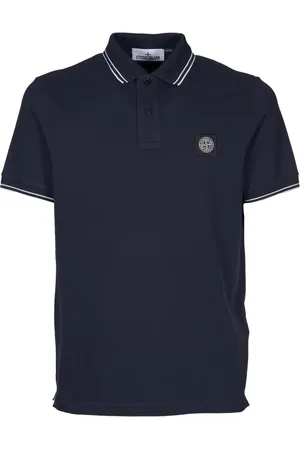 Stone Island Heren, Tops, Blauw, Maat: S Katoen