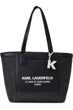 Karl Lagerfeld Dames, Tassen, Zwart, Maat: ONE Size Leer