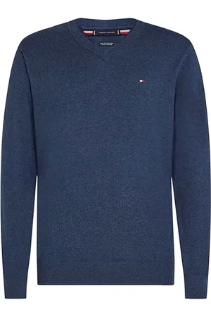 Tommy Hilfiger Heren, Truien, Blauw, Maat: L Katoen