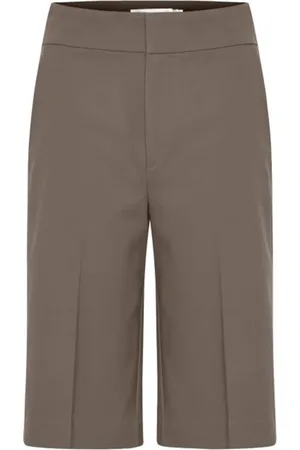 INWEAR Dames, Korte broeken, Bruin, Maat: XL Katoen