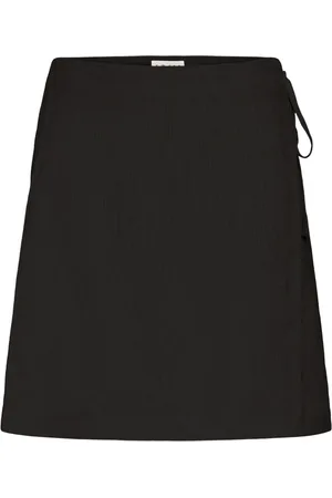 Ichi Dames, Rokken, Zwart, Maat: XL Linnen