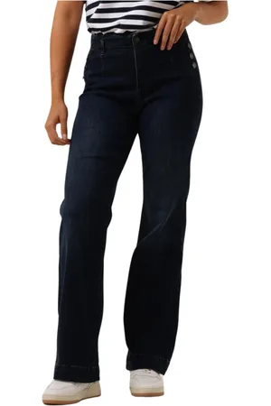 Summum Woman Dames, Jeans, Blauw, Maat: S Denim