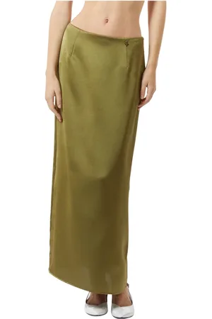 Silvian Heach Dames, Rokken, Groen, Maat: XS Satijn