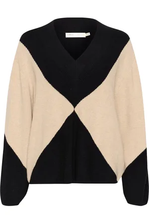 INWEAR Dames, Truien, Zwart, Maat: S Katoen