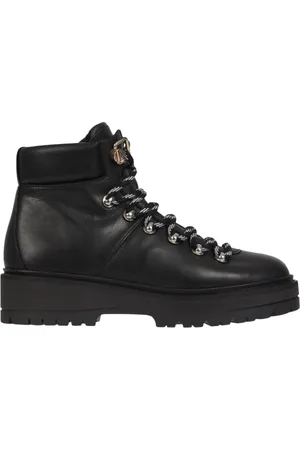 Tommy Hilfiger Dames, Schoenen, Zwart, Maat: 36 EU Leer