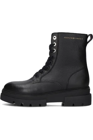 Tommy Hilfiger Dames, Schoenen, Zwart, Maat: 41 EU Leer