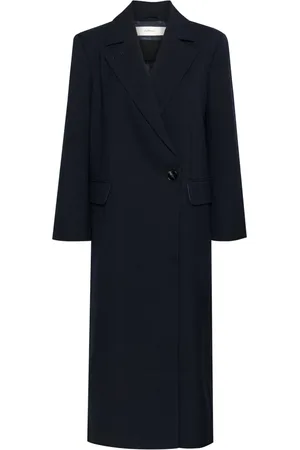 INWEAR Dames, Mantels, Blauw, Maat: M Wol