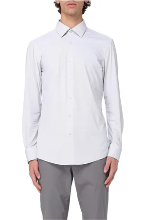 HUGO BOSS Heren, Overhemden, Grijs, Maat: M Jersey