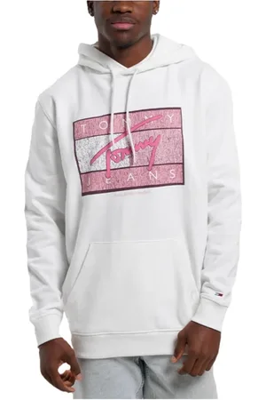 Tommy Hilfiger Heren, Sweatshirts & Hoodies, Wit, Maat: XL Katoen
