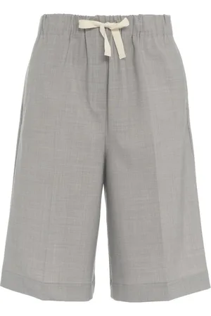 SEMICOUTURE Dames, Korte broeken, Grijs, Maat: M Wol