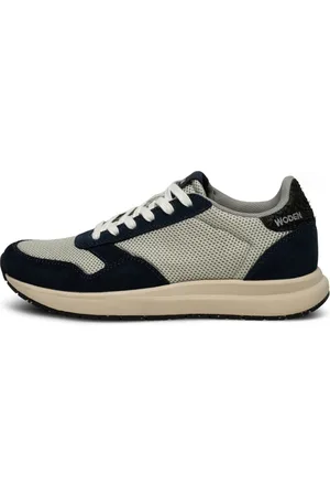 Woden Dames, Schoenen, Blauw, Maat: 36 EU Leer