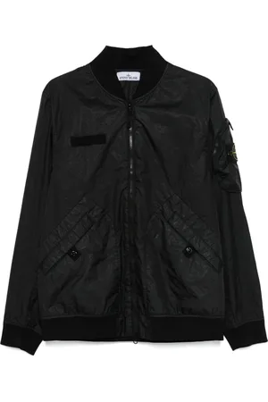 Stone Island Heren, Jassen, Zwart, Maat: XL Polyamide
