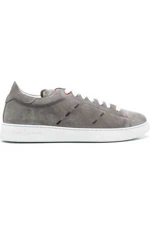 Kiton Heren, Schoenen, Grijs, Maat: 44 EU Leer