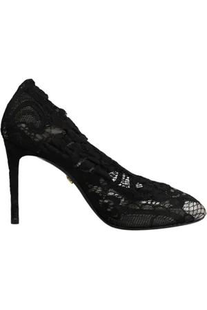 Dolce & Gabbana Dames, Schoenen, Zwart, Maat: 37 1/2 EU Nylon