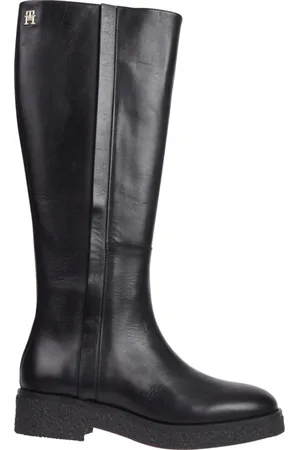 Tommy Hilfiger Dames, Schoenen, Zwart, Maat: 36 EU Leer
