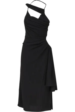 Jacquemus Dames, Jurken, Zwart, Maat: M Wol