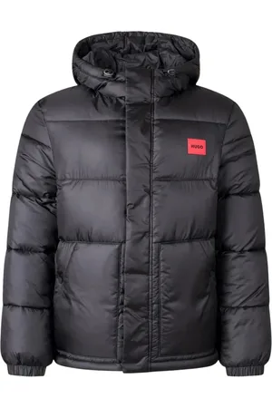 HUGO BOSS Heren, Jassen, Zwart, Maat: 2XL Poliester