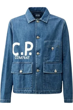 C.P. Company Heren, Jassen, Blauw, Maat: M Katoen