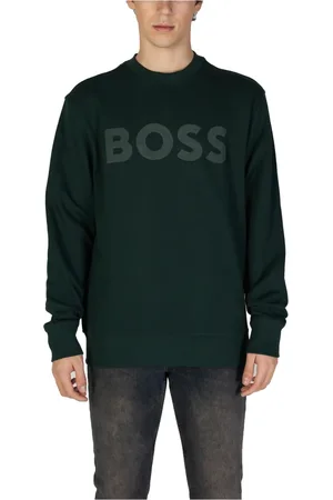 HUGO BOSS Heren, Sweatshirts & Hoodies, Groen, Maat: XL Katoen