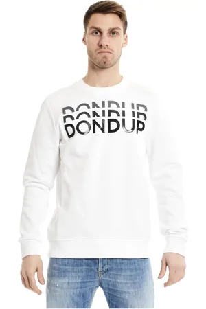 Dondup Heren, Sweatshirts & Hoodies, Wit, Maat: 2XL Fleece