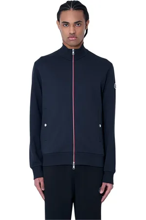 Moncler Heren, Sweatshirts & Hoodies, Blauw, Maat: S Katoen