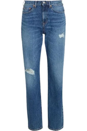 Tommy Hilfiger Dames, Jeans, Blauw, Maat: W27 Katoen