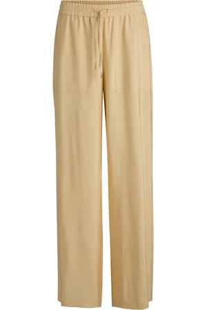 HUGO BOSS Dames, Broeken, Geel, Maat: M