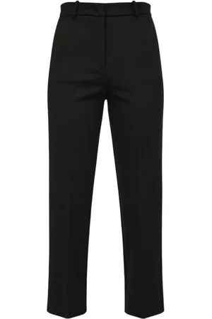 Pinko Dames, Broeken, Zwart, Maat: M