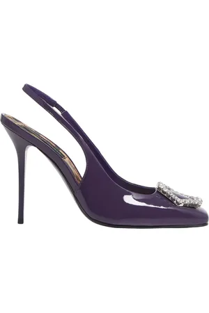 Philipp Plein Dames, Schoenen, Paars, Maat: 41 EU Leer
