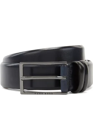 HUGO BOSS Heren, Accessoires, Blauw, Maat: 100 CM Leer