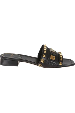 VALENTINO GARAVANI Dames, Schoenen, Zwart, Maat: 39 EU Leer