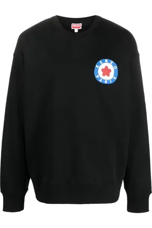 Kenzo Heren, Sweatshirts & Hoodies, Zwart, Maat: L Katoen