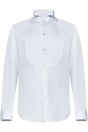 Emporio Armani Heren, Overhemden, Wit, Maat: XL Katoen