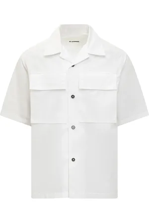 Jil Sander Heren, Overhemden, Wit, Maat: M