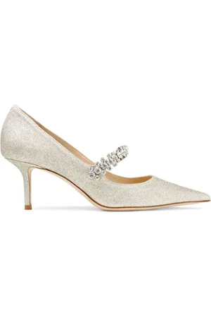 Jimmy Choo Dames, Schoenen, Wit, Maat: 40 EU Satijn