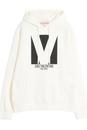VALENTINO GARAVANI Heren, Sweatshirts & Hoodies, Wit, Maat: M Katoen