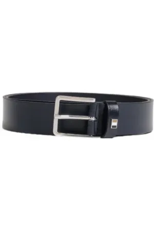 HUGO BOSS Heren, Accessoires, Blauw, Maat: 115 CM Leer