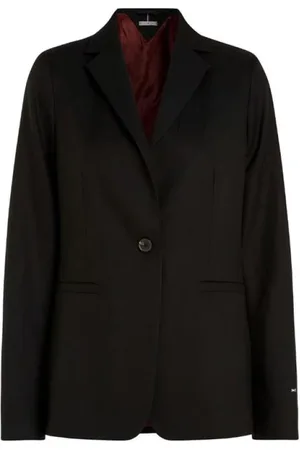 Tommy Hilfiger Dames, Jassen, Zwart, Maat: S Wol