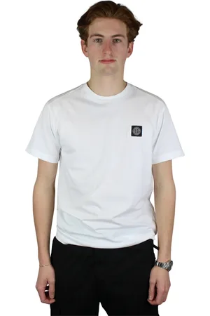 Stone Island Heren, Tops, Wit, Maat: S Katoen