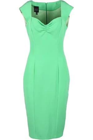 ACCESS FASHION Dames, Jurken, Groen, Maat: L Spandex