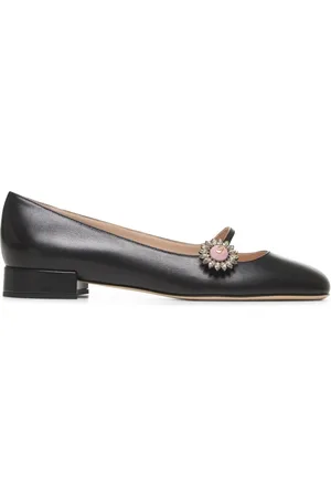 VALENTINO GARAVANI Dames, Schoenen, Zwart, Maat: 37 1/2 EU Leer
