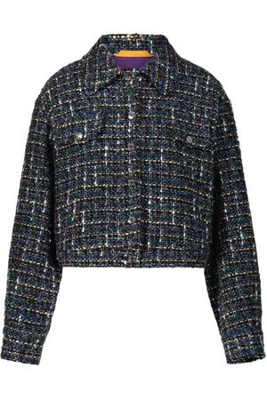 HUGO BOSS Dames, Jassen, Veelkleurig, Maat: L Tweed