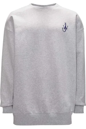 J.W.Anderson Heren, Sweatshirts & Hoodies, Grijs, Maat: M Katoen