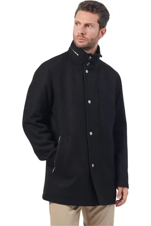 HUGO BOSS Heren, Mantels, Zwart, Maat: 6XL Wol